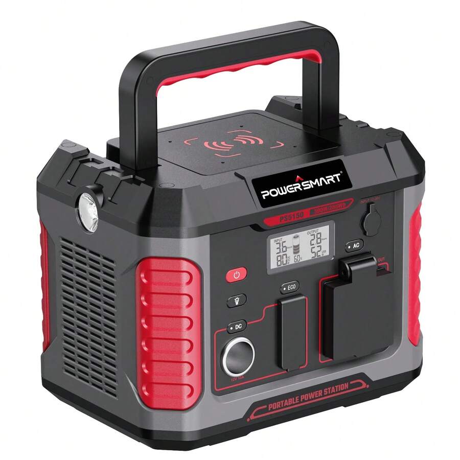 PowerSmart PowerSmart Portable Power Station 500W, 228Wh Solar