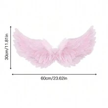 Fairy Angel Style With Crown + Wand  Perfect For Halloween Costume, Stage Show  Cosplay Party - Baby Pink - View 7