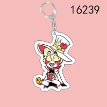 动漫亚克力钥匙扣套装 - 可爱的卡通人物吊坠，适用于包包和钥匙，是送给粉丝的完美礼物，汽车配件包饰背包，学校字母万圣节配件教师节包饰挂绳带身份证夹汽车配件包饰圣诞节
