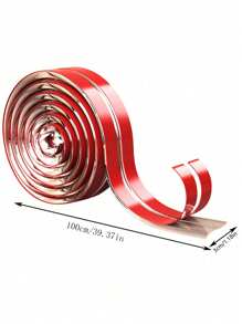 1pc Transparent Edge Guard Bumper Strip For Home Wall, Window Sill, Table, Desk, Anti-collision Softening Protector With Silicone Adhesive - White - View 6