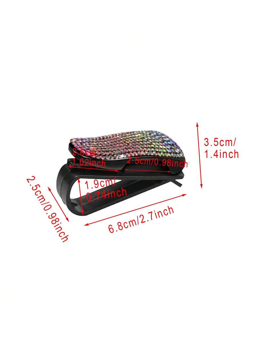 Rhinestone Decor Car Sun Visor Glasses Holder for Sale Australia New