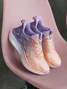 Women's Running Sneakers Non-Slip FlyLife Breathable Athletic Comfortable Walking Workout Gym Cross Trainer Experience Tennis Travel Sports Shoes - 粉色 - 查看 2