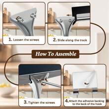 قطعة واحدة من مكشطة الحمام متعددة الاستخدامات من الفولاذ المقاوم للصدأ لباب الحمام الزجاجي مع خطاطيف لاصقة، أداة تنظيف الحمام، مكشطة نوافذ المنزل والمرايا، تنظيف البلاط والجدران والسيارة، ديكور منزلي للحمام وديكور الخريف والعودة إلى المدرسة، بطول 10 بوصات