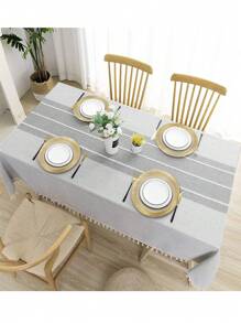 Set di tovagliette circolari intrecciate con glitter e nappe, set di sottobicchieri naturali intrecciati, lavabili e antiscivolo, adatti per tavoli da pranzo, riunioni domestiche, Ognissanti, Natale, feste di matrimonio, disponibile in 2, 4 o 6 pezzi (38 cm)