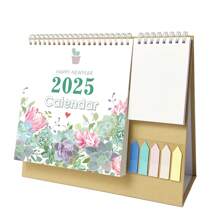 1 件 2025 年月度台历和计划器 - 包括口袋和标签、立式家庭办公整理器 - 套裝 - 查看 4