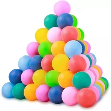 30Pcs Ping Pong Balls 40mm Frosted Mixed Colours Game Table Tennis Balls UK - Multicolor - View 4