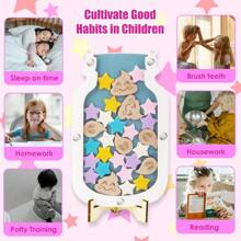 WALLFID Stars Reward Jar For People,Stars Charts For Behaviour,Potty Training Reward Chart,Chore Chart, Home School Reward Jar For Incentivizing Someone - two pack - View 2