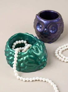 1PC Cute Animals Candle Cup DIY Silicone Molds Hedgehog Owl Succulent Plant Flowerpot Epoxy Resin Casting Molds 3D Gypsum Home Decor Supplies Desktop Ornament