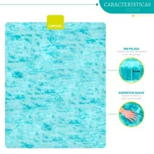 Alfombra Tapete Decorativa Sala Hogar 160x120cm Suave - Azul menta - Ver 6