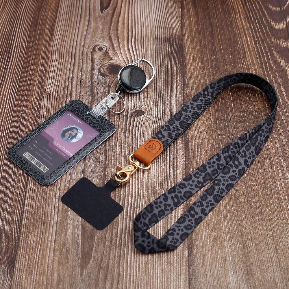 (4Pcs) Heavy Duty Retractable Badge Reels Clip And Vertical Plastic ID