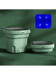 Mini Compact Portable Stack Washing Machine - BlueA - View 5