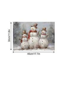 圣诞主题装饰肖像画，无框，墙壁深色肖像画布，客厅卧室艺术挂画，墙壁海报，家居装饰 11.8 英寸 X 17.7 英寸 / 15.7 英寸 X 23.6 英寸 - 彩色 - 查看 15