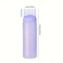 1 个 170ML 带梳子的应用瓶，用于染色、护发和洗发，精确润滑和染色 - 彩色 - 查看 2