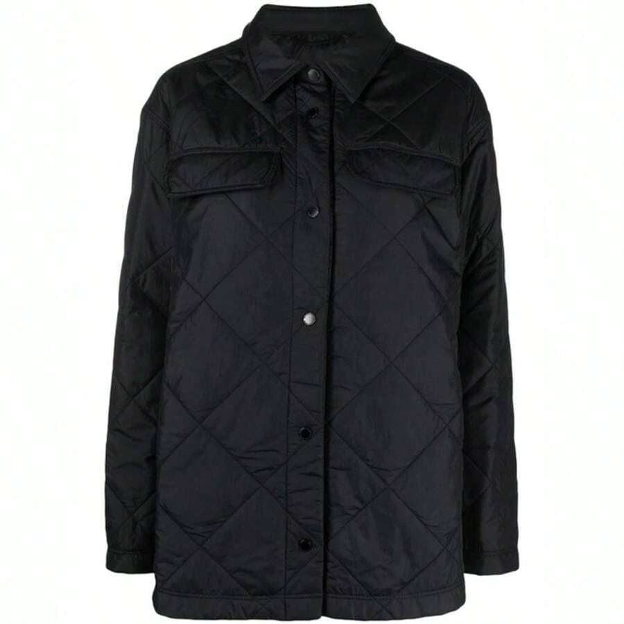 Canada Goose Albany Quilted Shirt Jacket Black SHEIN USA