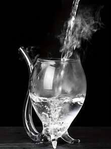 创意吸血鬼杯分子鸡尾酒杯果汁酒杯带吸管、储酒容器、房间装饰，可用于喝水、咖啡等，适用于厨房、餐厅、酒吧、派对、聚会、男朋友礼物、父亲礼物、圣诞装饰礼物。 - 透明 - 查看 4