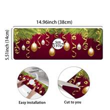 1 miếng, Miếng thấm nước bằng bùn Diatom Giáng sinh vui vẻ, Vật dụng trang trí Giáng sinh, Có thể cắt được, Miếng thấm nước cho vòi nước phòng tắm, Miếng thấm nước chống trượt chống ẩm, Phụ kiện mặt bếp. - nhiều màu - Xem 8