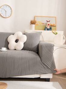 1pc 4-Season Stretch One-Piece Sofa Cover, Fabric Anti-Slip Full-Wrapped Sofa Cushion Cover, Machine Washable Sofa Blanket, Pet Friendly Protective Cover For Bedroom, Office, Living Room L-Shape And 1/2/3/4-Seater Sofas