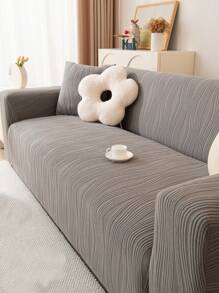 1pc 4-Season Stretch One-Piece Sofa Cover, Fabric Anti-Slip Full-Wrapped Sofa Cushion Cover, Machine Washable Sofa Blanket, Pet Friendly Protective Cover For Bedroom, Office, Living Room L-Shape And 1/2/3/4-Seater Sofas
