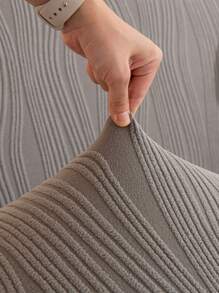 1pc 4-Season Stretch One-Piece Sofa Cover, Fabric Anti-Slip Full-Wrapped Sofa Cushion Cover, Machine Washable Sofa Blanket, Pet Friendly Protective Cover For Bedroom, Office, Living Room L-Shape And 1/2/3/4-Seater Sofas