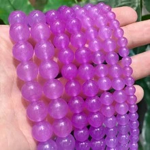 Naturalny czerwony żółty niebieski chalcedon AAAAA luźne koraliki do wyrobu biżuterii DIY zawieszki bransoletki kolczyki 15" pasmo 4/6/8/10mm