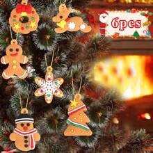 11 Stück Weihnachtsdekoration Anhänger - einschließlich Schneeflocken, Windspiele, Haus, Weihnachtsbaum und Vögel - geeignet für Feiertagsparty Deko, Heimdekoration und Geschenke zu Erntedank, Halloween, Halloween Dekoration