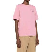 Maison Kitsuné Bold Fox Head Patch Comfort Short Sleeve T-Shirt Rosebud - 粉色 - 查看 2