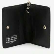 Maison Margiela Stitch Keyring Card Wallet Black