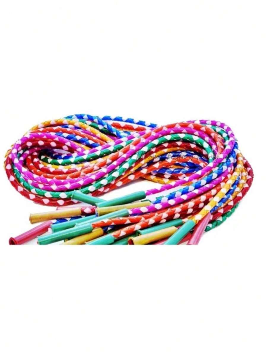 Docena De Cuerda Economica Para Saltar Ejercico Cuerdas 12 Piezas - Multicolor - Ver 1