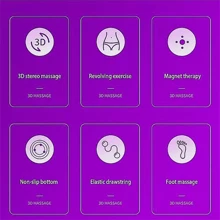 NetHong Waist Twisting Disc Body Shaping Waist Trainer Slimming Balance Board Exercisers Waist Twisting Disc, Waist Whisper With Resistance Bands And Foot Massage, Body Shaping Waist Whisper Twisting Disc Board, Waist Trainer Machine For Exercise And Toning Workout Decoration - Purple - View 8