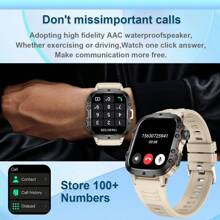 1pc Silicone Strap Smart Watch With High-Definition Touch Screen, Various Sports Functions, Body Temperature, Weather Forecast, Bluetooth, Call Reminder, Compatible With Android & IOS Systems, Suitable For Gifts & Casual Wear