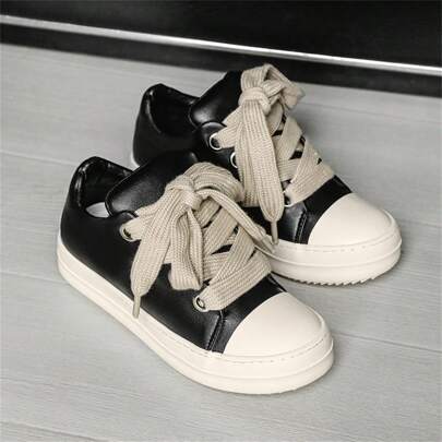 Giày thể thao trượt ván ngoài trời đế trước tối giản dành cho nam, giày unisex cho cặp đôi, giày thể thao màu đen thoáng khí chống trơn trượt, giày học sinh hoặc giày thường ngày.
