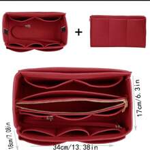 1pc Large Capacity Cosmetic Bag, Women Portable Travel Toiletry Organizer, Skincare Storage Pouch, Phone Bag, Home Organizing Liner