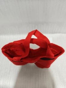 1-częściowa torba na prezenty świąteczne z kieszonką – wykonana z poliestru, idealna na prezenty noworoczne i świąteczne