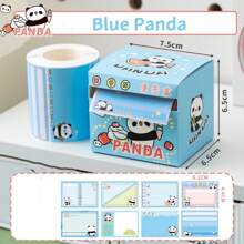 1 Box/256pcs Capybara Pull-Tab Sticky Notes, Adhesive Index Tabs, Cute Cartoon, Student Memo, Message Sticky Paper - Multicolor - View 3