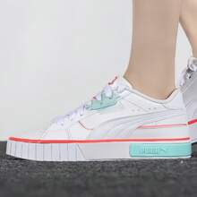 Puma Women's Contrast Color Thick Sole Casual Wedges Sneakers - White - View 2