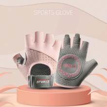 BAMANSHI 1 Pair Cycling Gloves Anti-Slip Mountain Bike Gloves For Breathable Biking Gloves Shock Absorbing MTB Bicycle Gloves Half Finger Suitable For Fitness, Yoga, Outdoor Sports Halloween