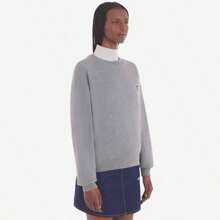 Maison Kitsuné Women's Bold Fox Head Patch Comfort Sweatshirt Medium Grey Melange - 灰色 - 查看 2