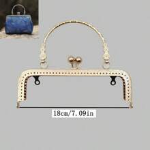 1pc Wallet Frame, Wallet Clasp, DIY Handmade Bag Lock Gifts For Women - Black - View 3