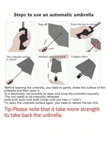 Lightweight And Cute Hook-Type Automatic Umbrella 99% Sun Protection Sunny Umbrella Folding Umbrella - Multicolor - View 7