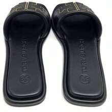 Double T Slide Slippers Black - Black - View 2