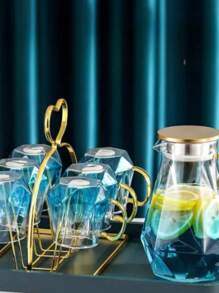 High Borosilicate Glass Kettle Glass Water Kettle Tea Kettle Boiling Water Pitcher Large Glass Lemonade Pitcher Beverage Pitcher - Trong sáng - Xem 1