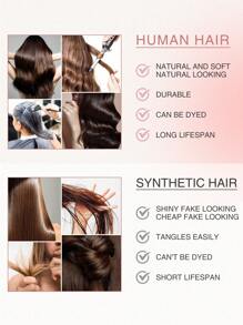 1件套凌乱发髻假发片，采用真人发丝波浪卷发制成，可打造甜甜圈式优雅发髻，配有弹性橡胶发圈，方便佩戴。 - S2 - 查看 9