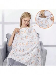 Bufanda Lactancia, Manta para Amamantar, Manta de lactancia para bebés y lactancia materna bufanda, Cubierta para cochecito, Manta de maternidad para amamantar a tu bebé,Cubierta para lactancia multiusos, Funda para portabebés, asientos y bufanda - Verde militar - Ver 7