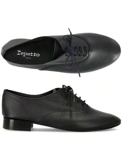 Repetto Charlotte Oxford Shoes Black | SHEIN USA