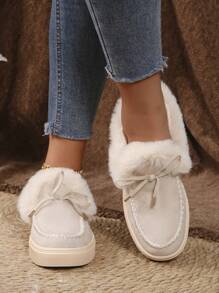 Neue modische winterstiefel mit dicker sohle, wasserdicht, thermoauskleidung, retro-stil, kurze schaftlänge, rutschfeste weiche sohle für herbst & winter