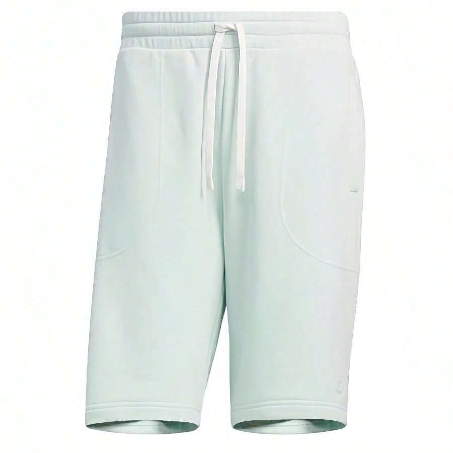 Adidas Pantalones cortos transpirables de entrenamiento para correr NEO U CP para hombre - verde menta - Ver 1
