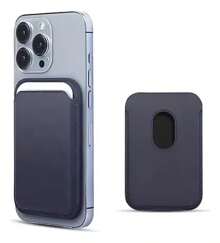 Tarjetero Cartera Magsafe Piel Magnética Wallet Para iPhone - Negro - Ver 9