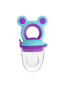 1pc 3-In-1 Silicone Baby Food Feeder, Fruit & Vegetable Pacifier, Used For Feeding And Supplementing Food