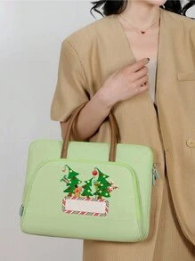 Customized Text Fashionable And Minimalist Laptop Bag, Student Conference Gift Laptop Bag, Business Minimalist And Casual Laptop Bag, Multifunctional Men's And Women's Exhibition Bag