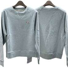 Maison Kitsuné Tricolor Fox Patch Adjusted Sweatshirt Blue - 藍色 - 查看 1